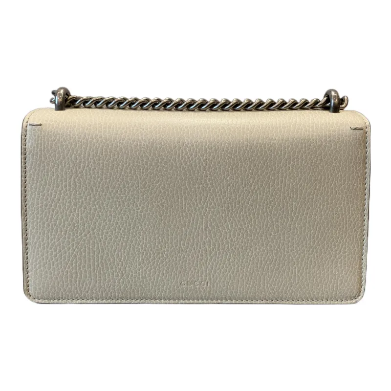 GUCCI Dionysus Leather Shoulder Bag, Crossbody Bag Women's White-4