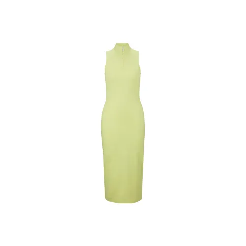 HUGO BOSS Sleeveless Dresses Women's Yellow