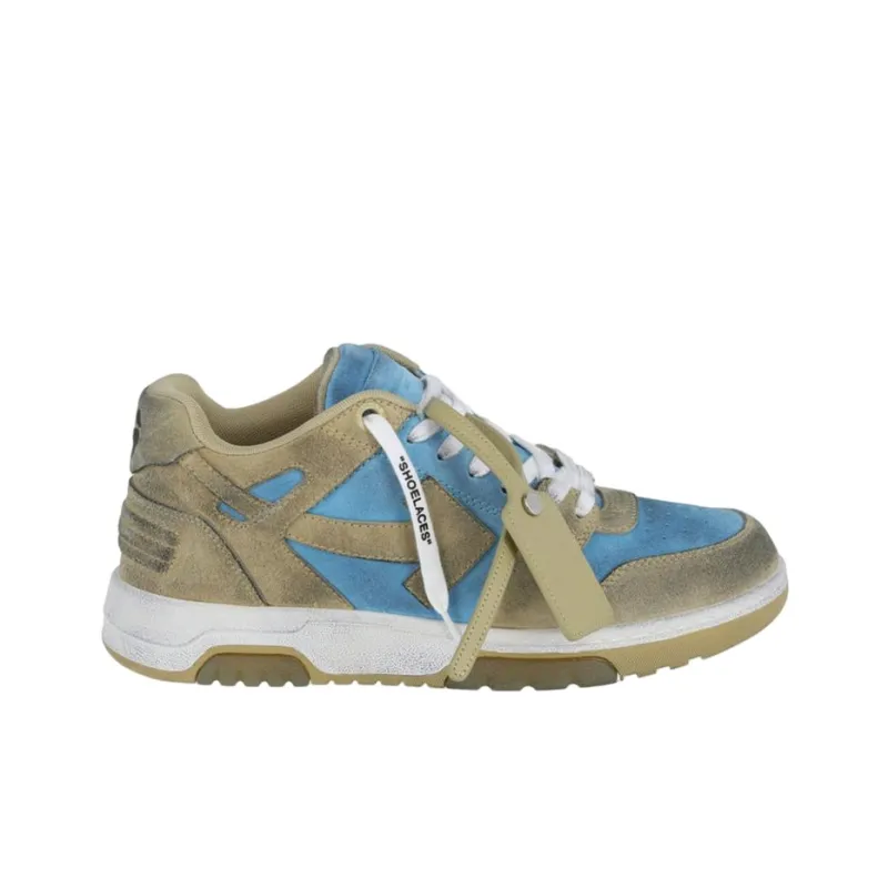 OFF WHITE Out Of Office Low Top Sneakers 'Blue Olive Green'-1