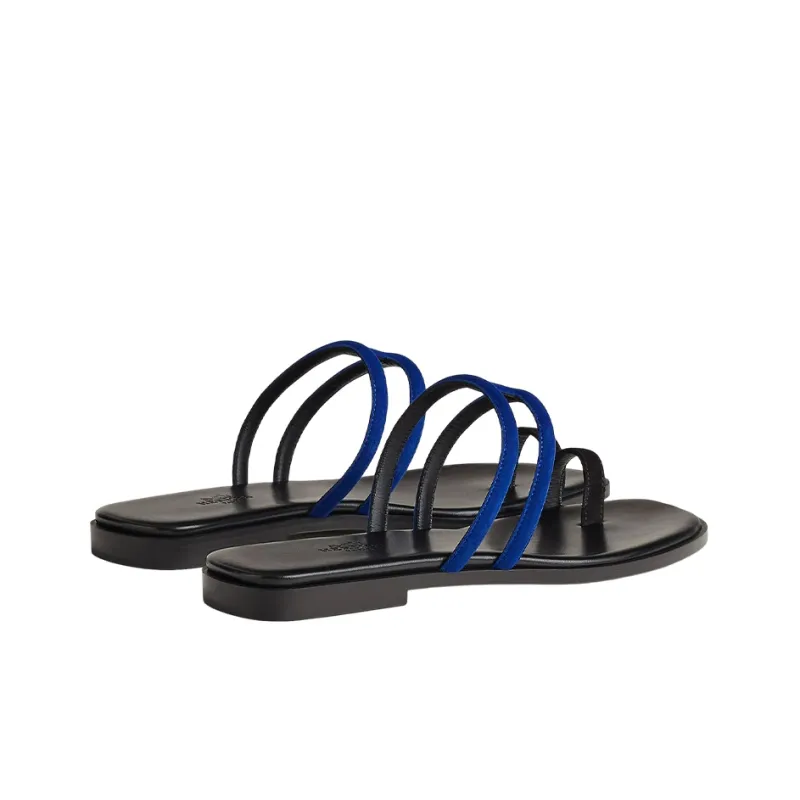 HERMES Georgia Slippers Women's Black-4