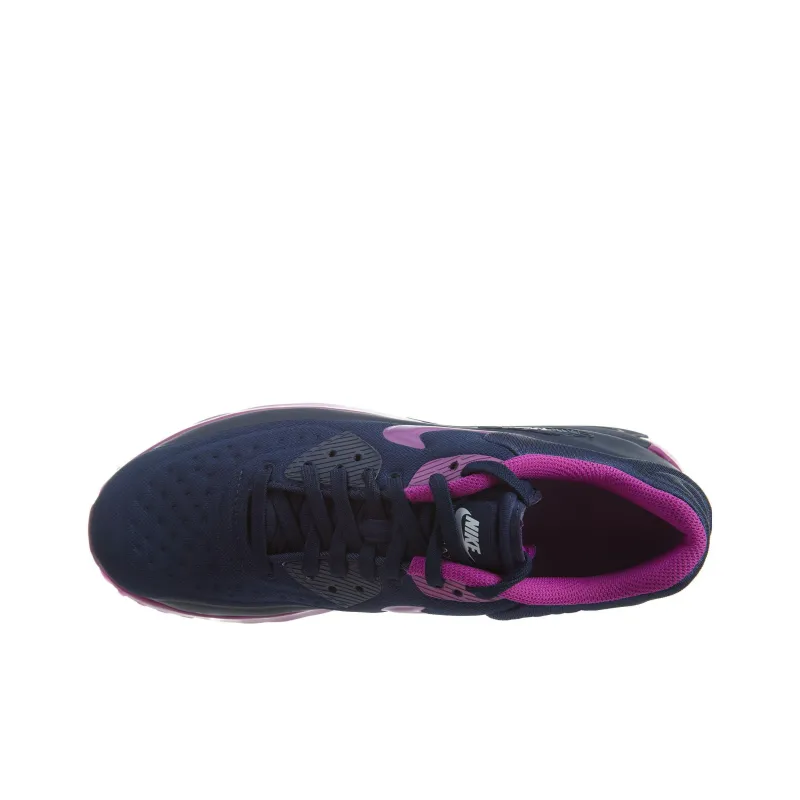 Nike Air Max 90 Ultra SE Cushioned Slip-Resistant Low-Top Sports Casual Shoes GS Black Purple-2