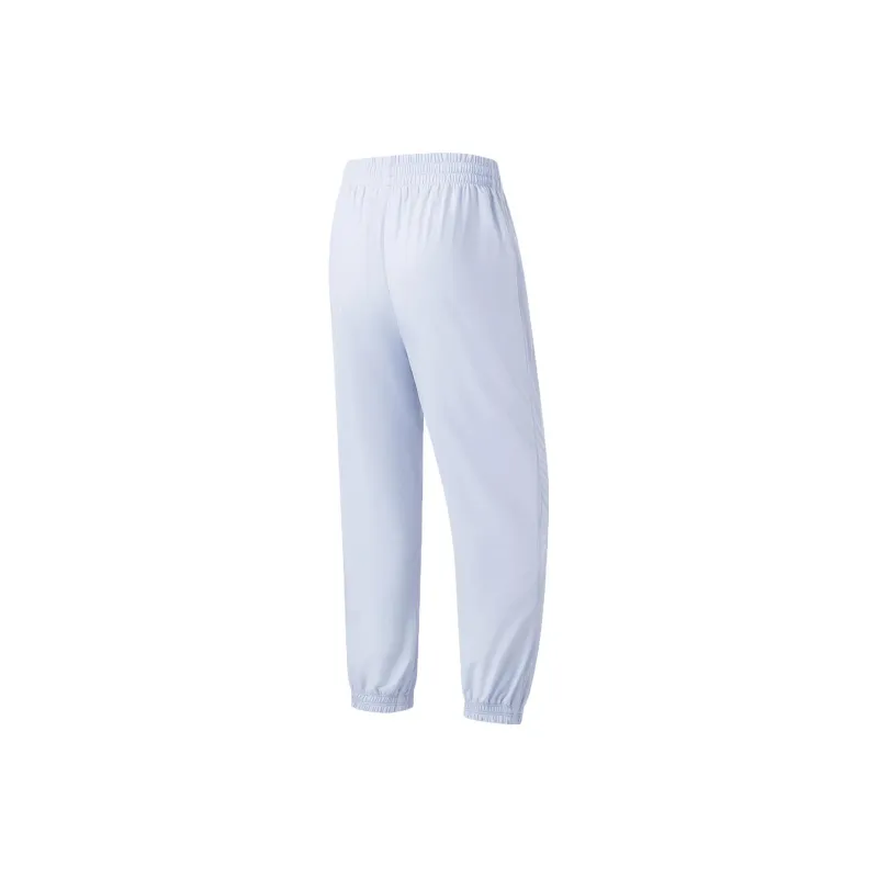 LINING Fitness Series Knitted Sweatpants Women's Sky Feather Blue-1