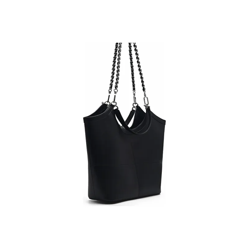PEDRO PU Tote Bag, Shopping Bag, Shoulder Bag, Handbag Extra Large Women's Black/Composite Color-4