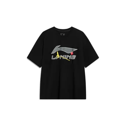 LINING Sports Life Collection T-Shirts Men Black