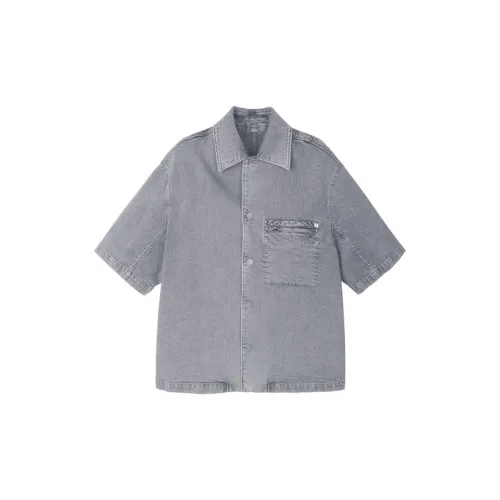 CROQUIS Shirts Unisex 998 Denim Dark Gray