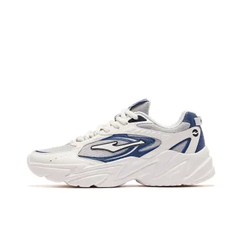 Erke Sunrise Durable Breathable Low Top Casual Athletic Shoes Men's White Gray
