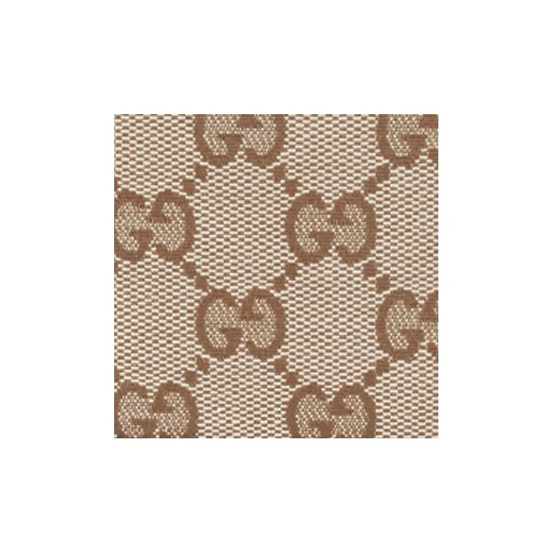 GUCCI Canvas With Leather Wallet Men's Ebony/Brown-5
