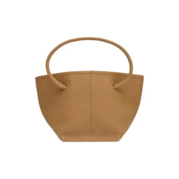TIME LOVER Top Grain Cow Leather Wristband Bag Medium Size Women's