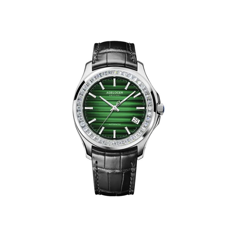 AGELOCER Baikal Automatic Mechanical Movement Watch Men's Watches Blue Dial-2