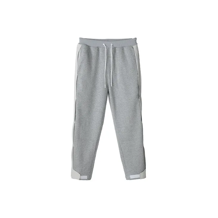 NORVINCY Breathable Elastic Waistband Solid Color Hip Hop Casual Pants Unisex-6