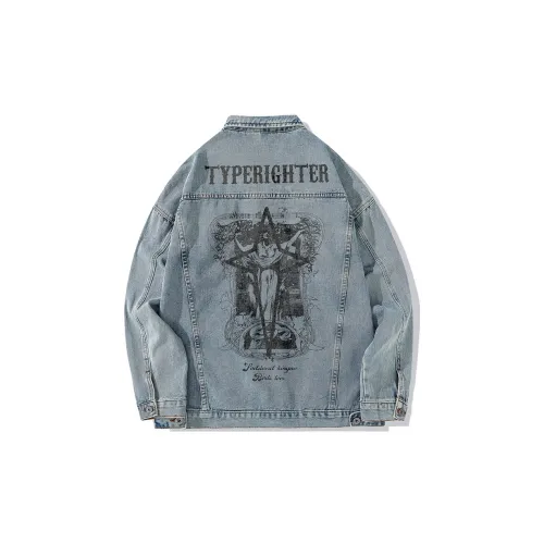 TYPERIGHTER Denim Jackets Unisex