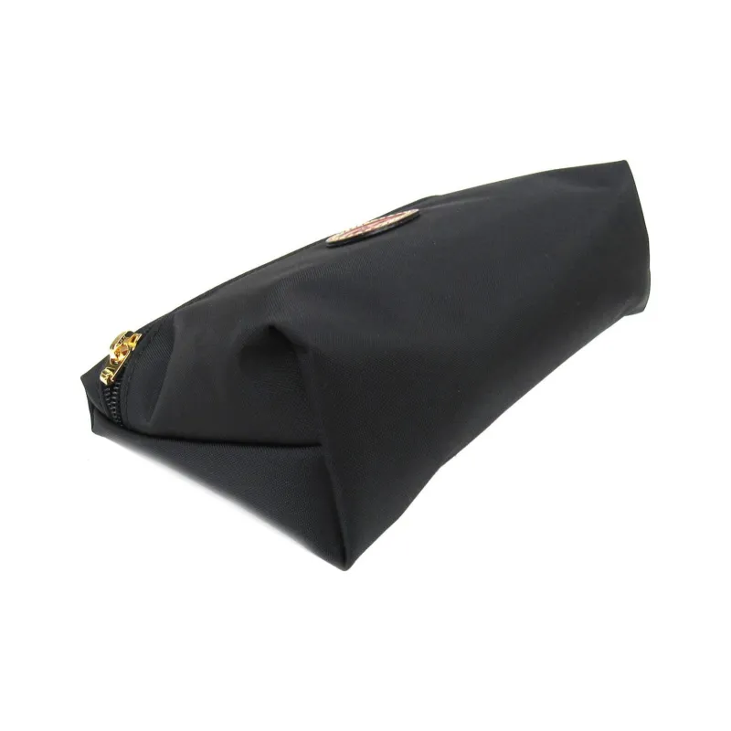 LONGCHAMP Le Pliage Canvas Portable Makeup Bag, Clutch, Toiletry Bag 19 Women's Black-3