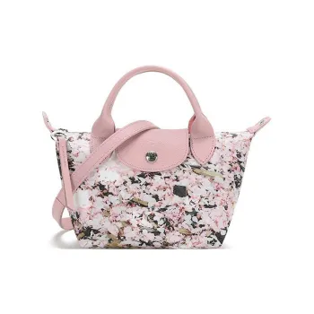 LONGCHAMP Le Pliage Fabric Crossbody Bag, Dumpling Bag, One Shoulder Handbag Mini Women's Pink