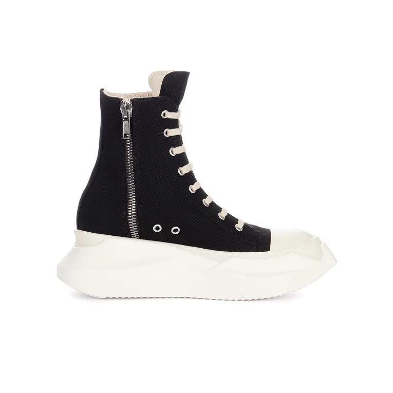 Rick Owens DRKSHDW Abstract High Top Embroidered Pentagram Black-1