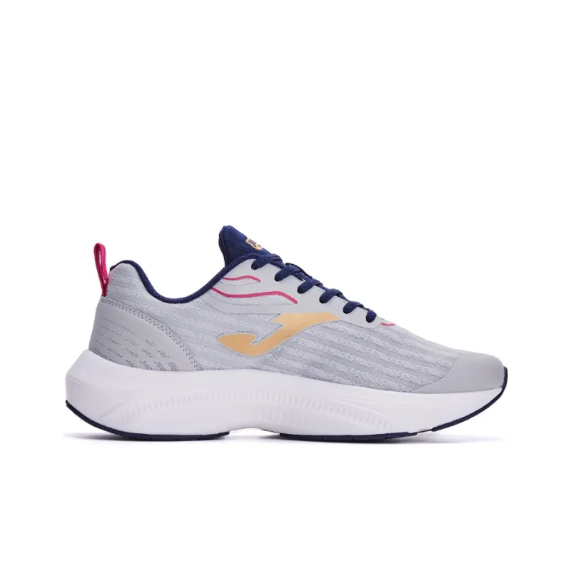 Joma Cushioning Wear Resistant Low Top Carbon Plate Marathon Running Shoes Women's Gray Navy Blue-1