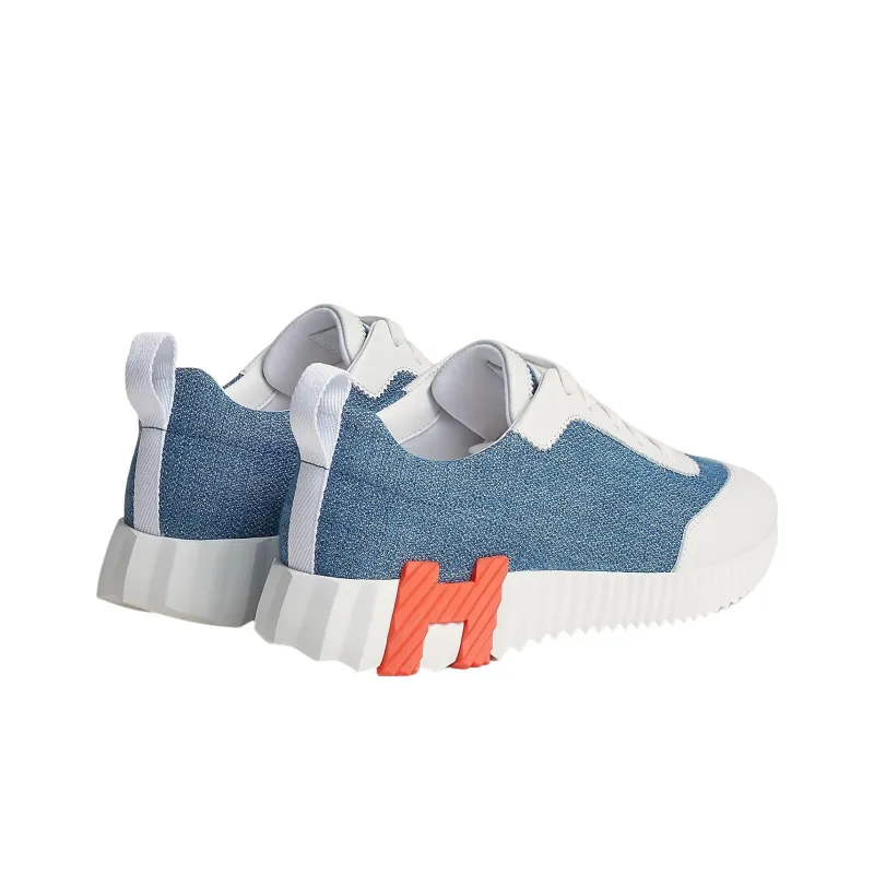 HERMES Bouncing Low Top Sports Casual Shoes Women's Blue-3