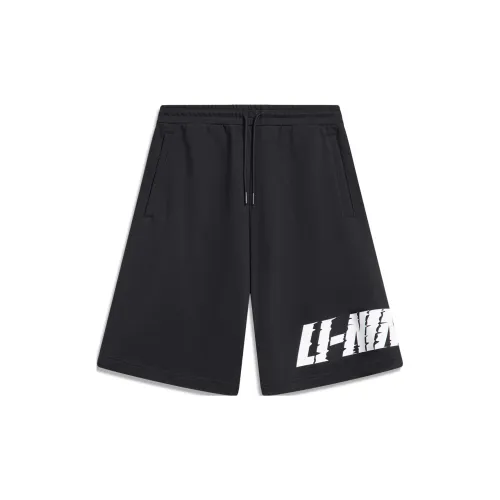 LINING Sports Life Collection Sports Shorts Men Black