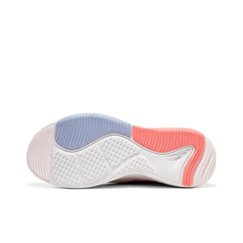 Skechers D'lux Fitness 'White Orange' Women's-4