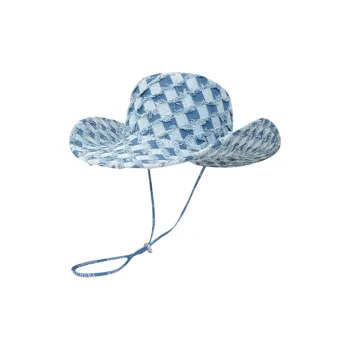 CMFY Bucket Hats Unisex Denim Blue