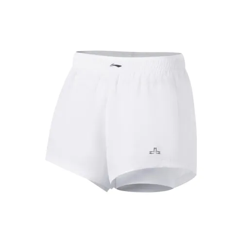 LINING Fitness Series Sports Shorts Women's White