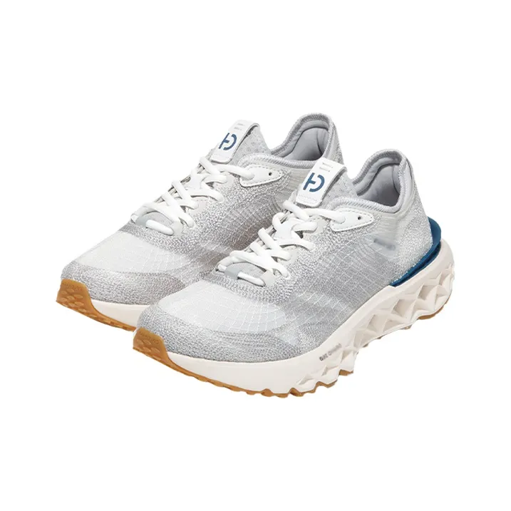 COLE HAAN Diamond Sole Running Shoes Cushioning Low Top Sports Casual Shoes Men's Light Gray-1