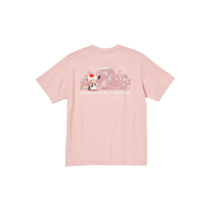 UNIQLO UNIQLO X Super Mario SS23 T-Shirt Unisex Pastel Pink-1