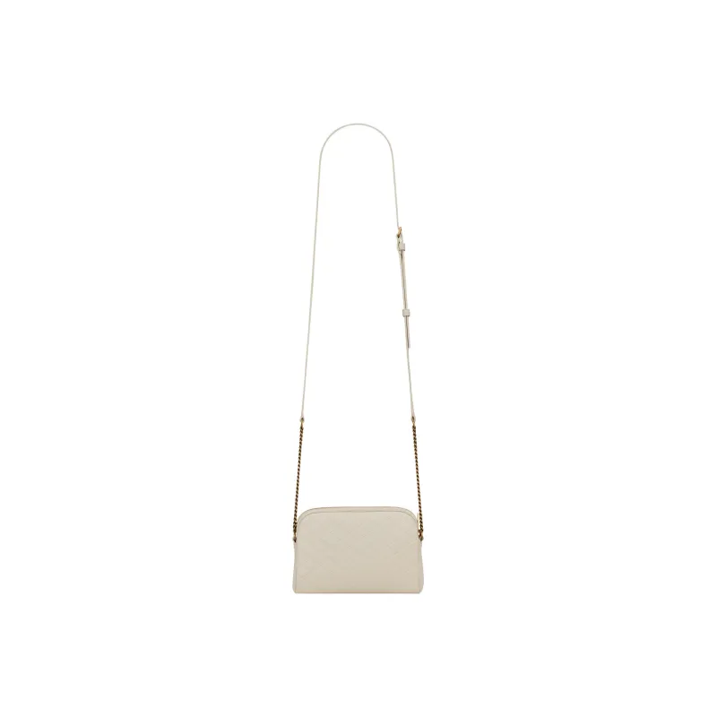 SAINT LAURENT GABY Quilting Sheepskin Shoulder Bag, Crossbody Bag Regular Women's White-4