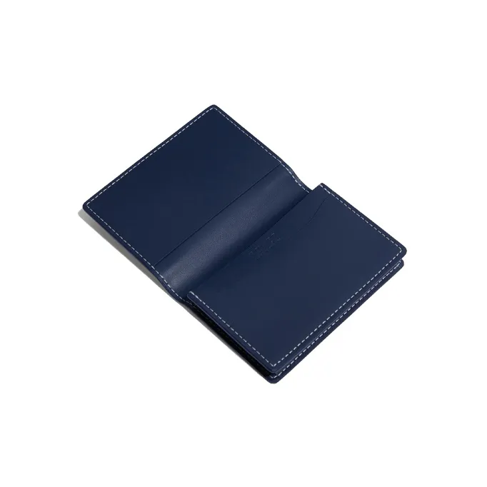 GOYARD MALESHERBES Canvas With Leather Card Holder Unisex Marine Blue-1