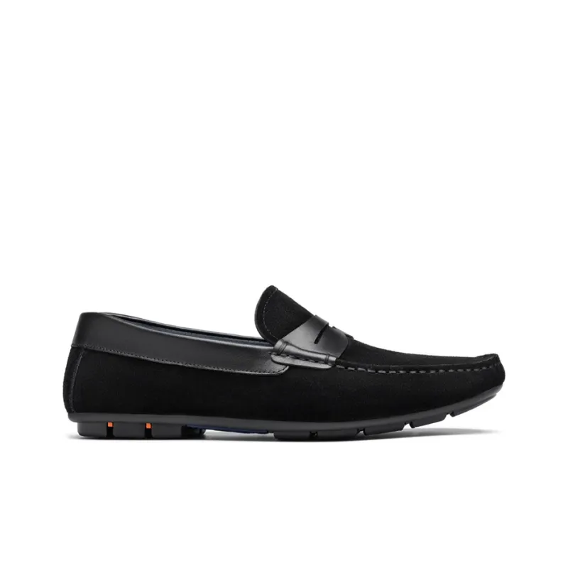 ROBERTA DI CAMERINO Cow Suede Men's Casual Shoes Men's Black-1