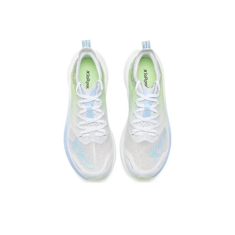 XTEP To Light 7.0 PRO Anti Slip And Wear Resistant Breathable Low Top Casual Universality Women's White Green Blue-2