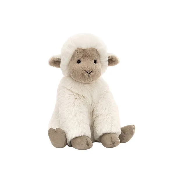 JELLYCAT Animal Large Size Libyan Lamb Gray Brown Dolls Plush Doll-1