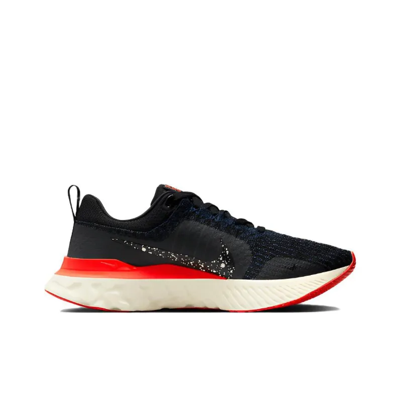 Nike React Infinity Run Obsidian Bright Crimson-1