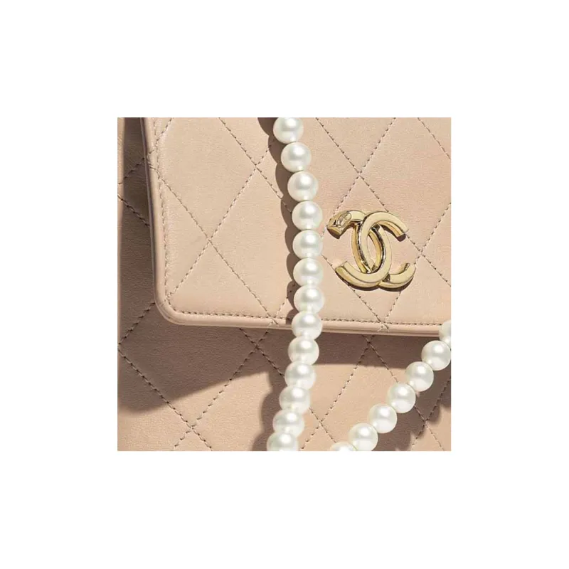 CHANEL Gabrielle Calfskin Hobo Bag, Crossbody Bag Women's Beige-3
