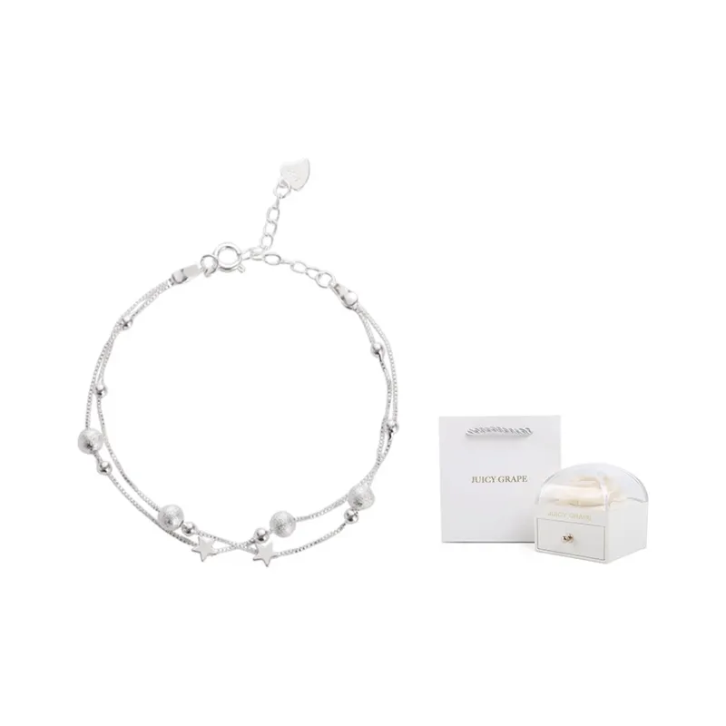 JUICY GRAPE 925 Sterling Silver Bracelets Women's-3