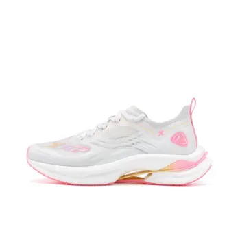 XTEP To Light 7.0 PRO Anti Slip And Wear Resistant Breathable Low Top Running Shoes Women's White Pink