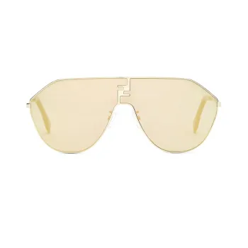 FENDI Sunglasses Men Gold