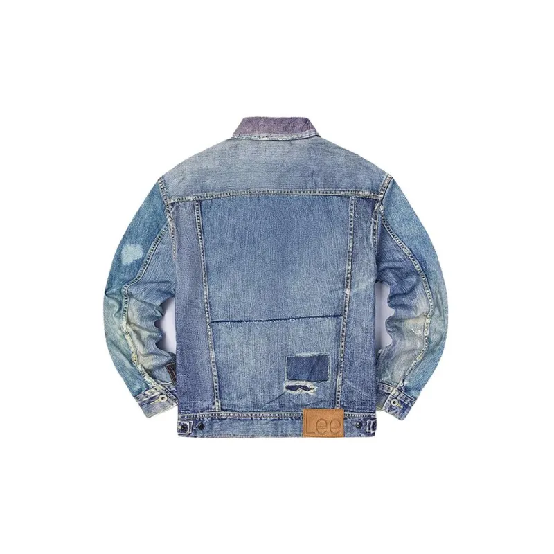 Lee Denim Jackets Men Light Blue-1