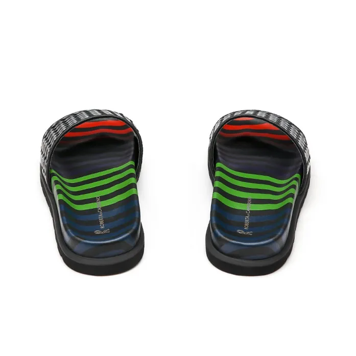 ROBERTA DI CAMERINO EVA Abrasion Resistant Slide Slippers Men's Black-3