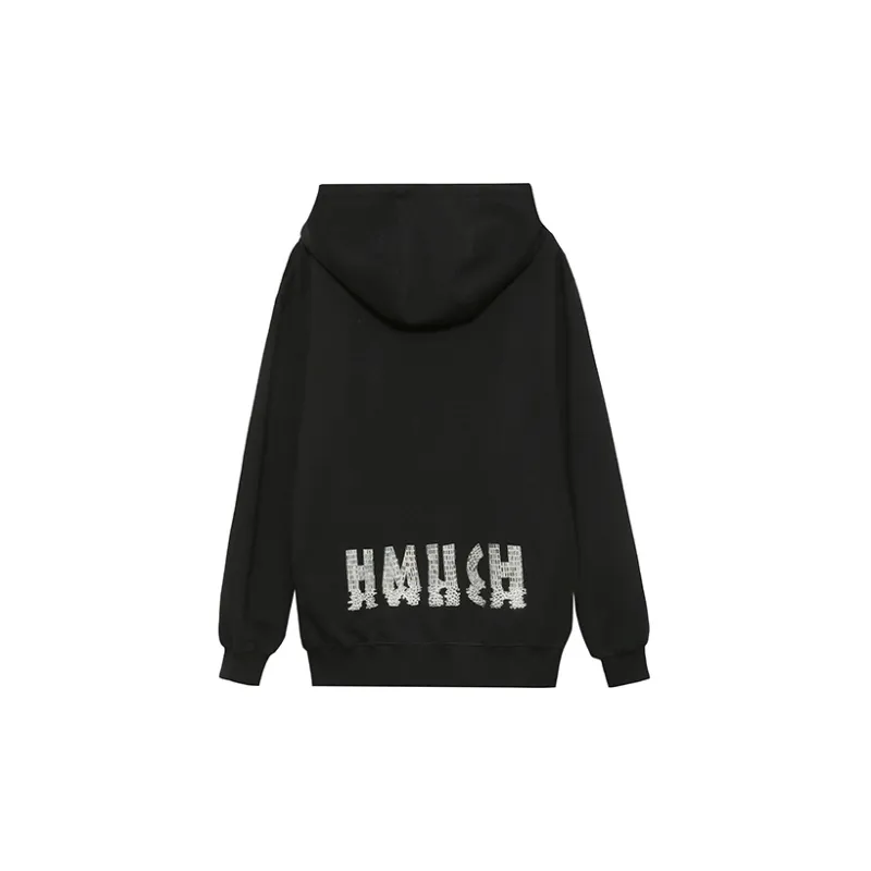 TCH Sweatshirts Unisex Black With Silver Logo-1
