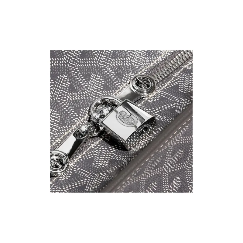 GOYARD Artois Canvas With Leather Tote Bag Shopping Bag Shoulder Bags Handbags Large Size Unisex Gray-4
