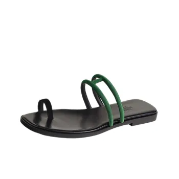 HERMES Flip Flops Women's Black