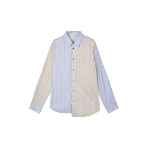 CROQUIS Shirts Unisex 981 Light Blue Stripes/Plaid