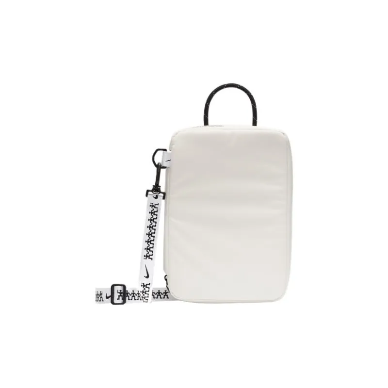 Nike Fabric Handbag Shoulder Bag Crossbody Bag Shoe Box Storage Boxes Regular Unisex Phantom Gray White/Bright Dark Red-2
