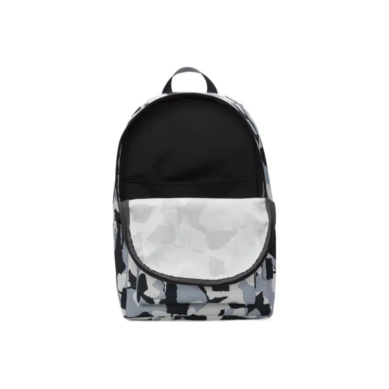 Nike Heritage Fabric Backpack Regular Unisex Coal Black/Phantom Gray White/Black-3