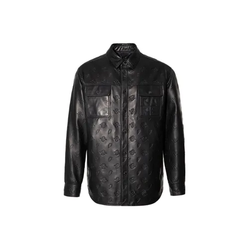 RARE Leather Jackets Men Black