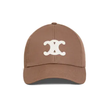CELINE Triomphe Baseball Cap In Cotton