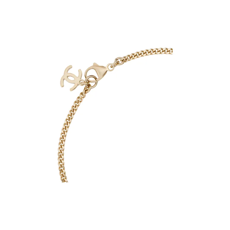 CHANEL 1995 Cc Heart Pendant Necklace-1