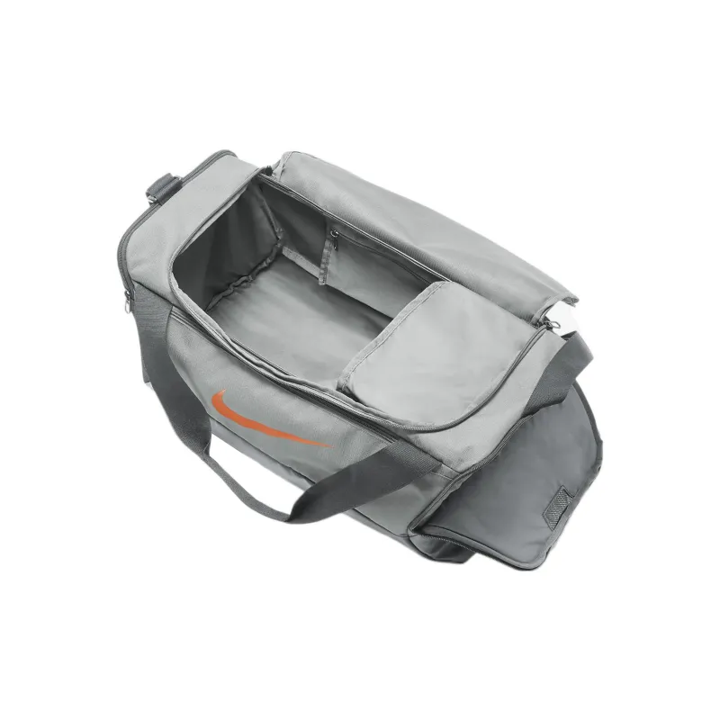 Nike Fabric Training Luggage Bag Gym Bag Unisex Light Smoke Gray/Smoke Gray/Psychedelic Orange-4