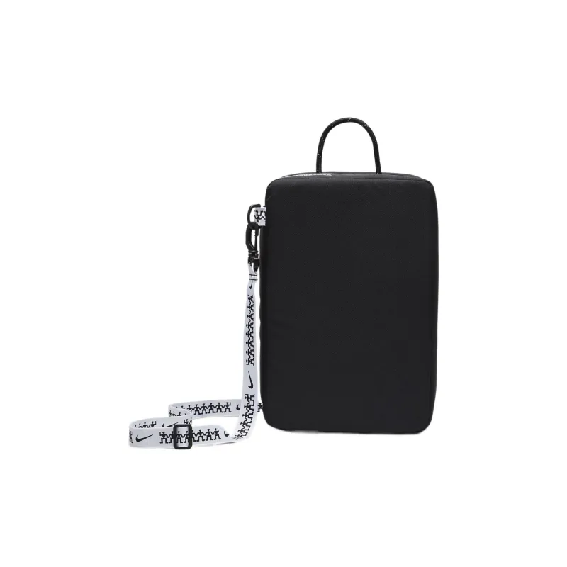 Nike Fabric Shoe Box With Storage Unisex Black/White-2