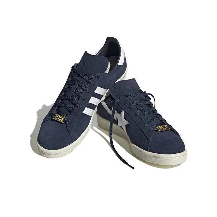 Campus Bape X Adidas Originals 80s '30th Anniversary Navy'-2